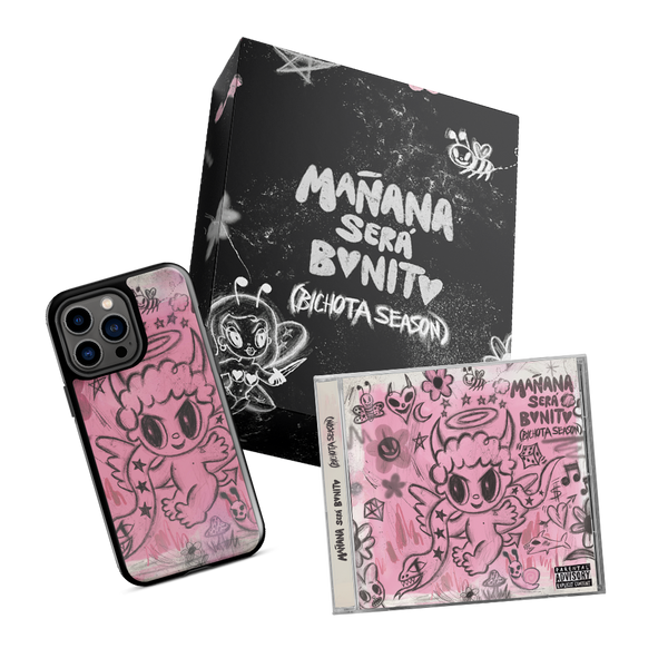 Ma ana Ser Bonito Bichota Season CD Box Set Pink Phone Case