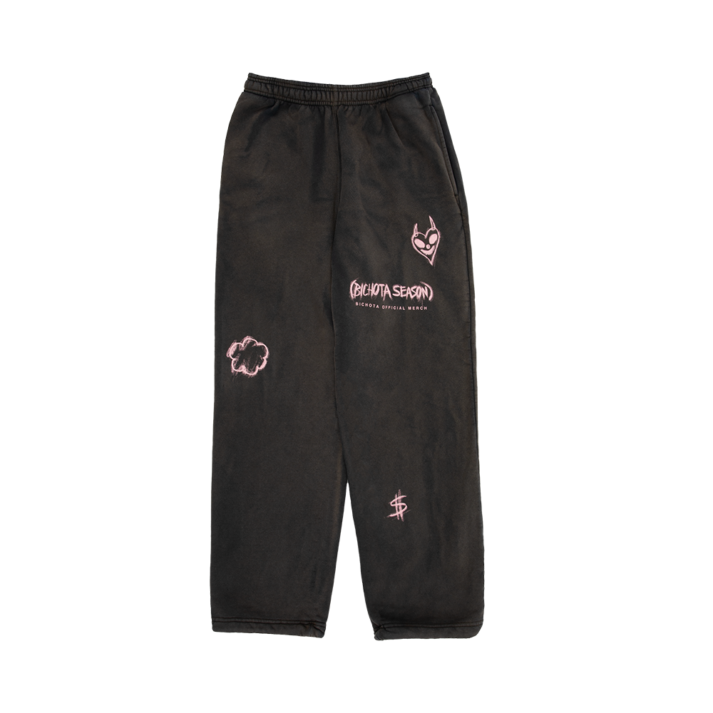 Black sweatpants in store sale