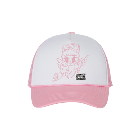 Diablo Pink/White Trucker Hat