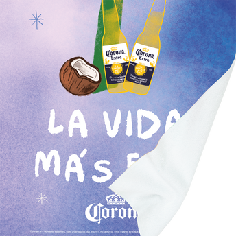 Karol G x Corona Towel detail