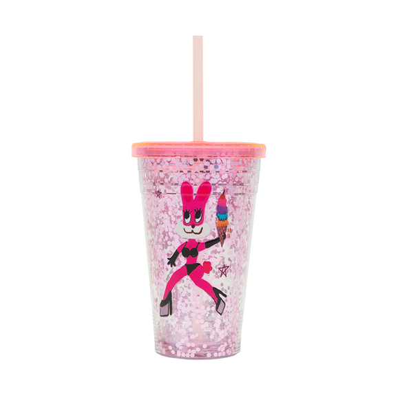 MSB Bunny Pink Glitter Tumbler – Karol G Official Store