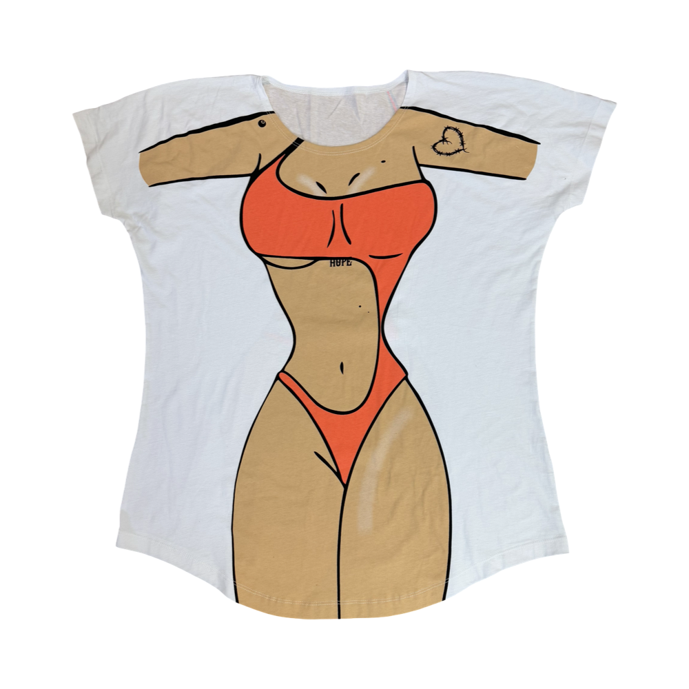 Bikini Tee Dress front