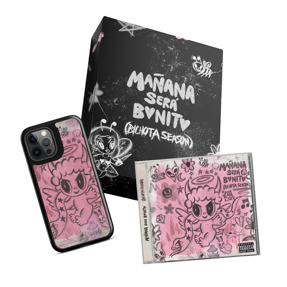 Mañana Será Bonito (Bichota Season) CD Box Set (Pink Phone Case) 12 pro max