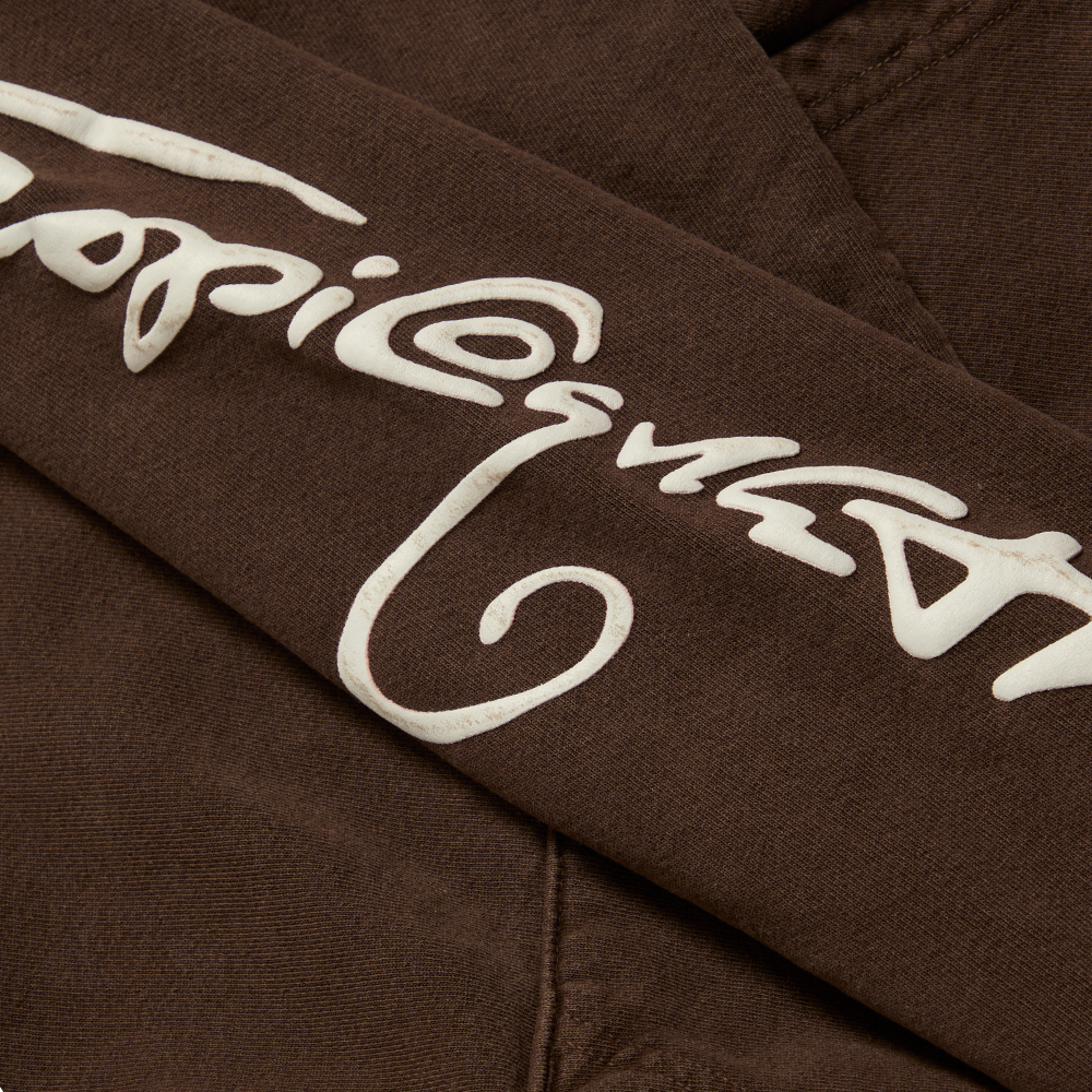 Brown Tropicoqueta Hoodie