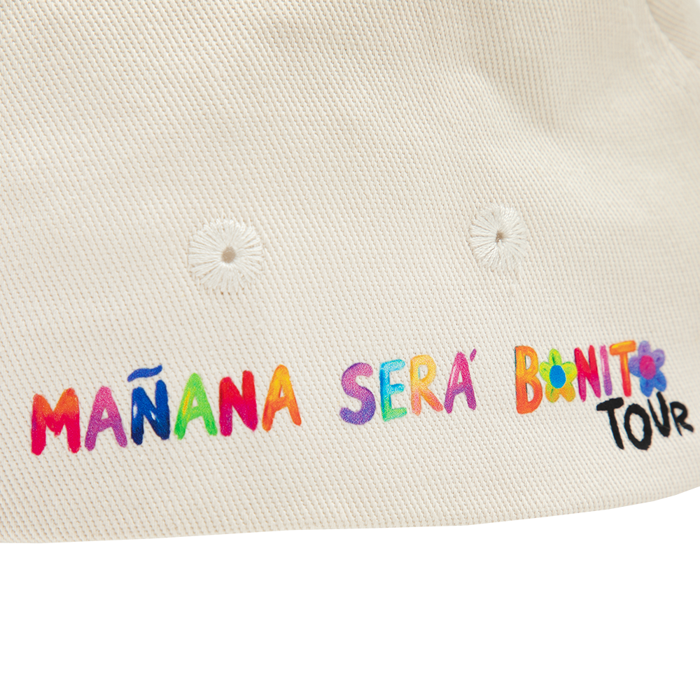 MSB Tour 2023 Rainbow Ivory 5 Panel Hat Detail 2