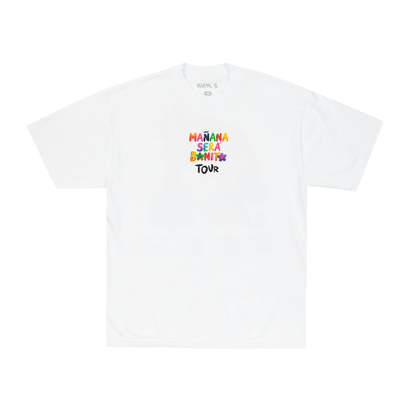 MSB Tour 2023 Rainbow White Tee – Karol G Official Store