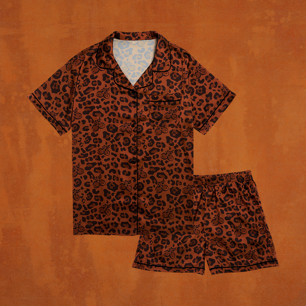 Tropicoqueta Animal Print PJ Set Front
