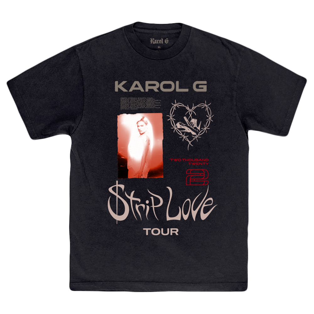 Strip Love Tour Collage Tee