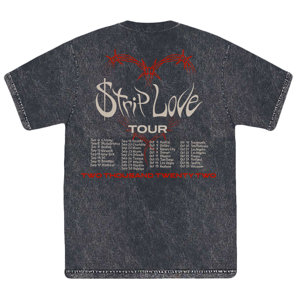 Strip Love Tour Tee Back