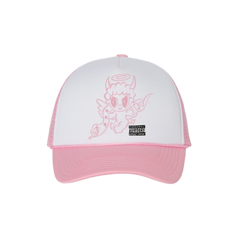 Diablo Pink/White Trucker Hat