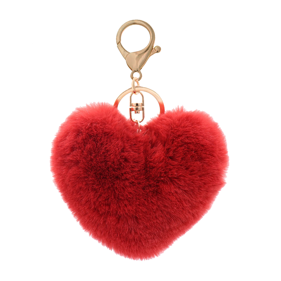 KG Heart Keychain (Red)