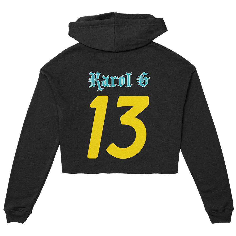 Latin@ 13 Crop Hoodie Back