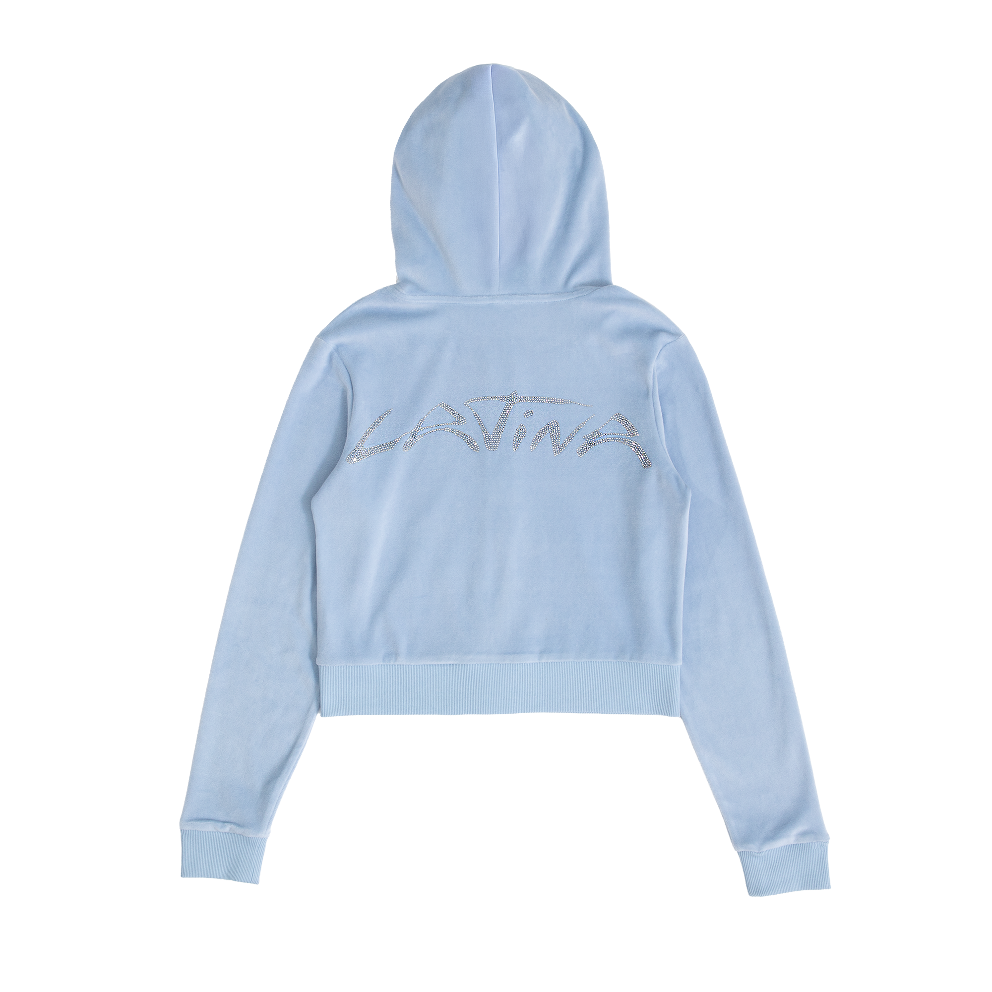 Latina Foreva Velour Zip Back