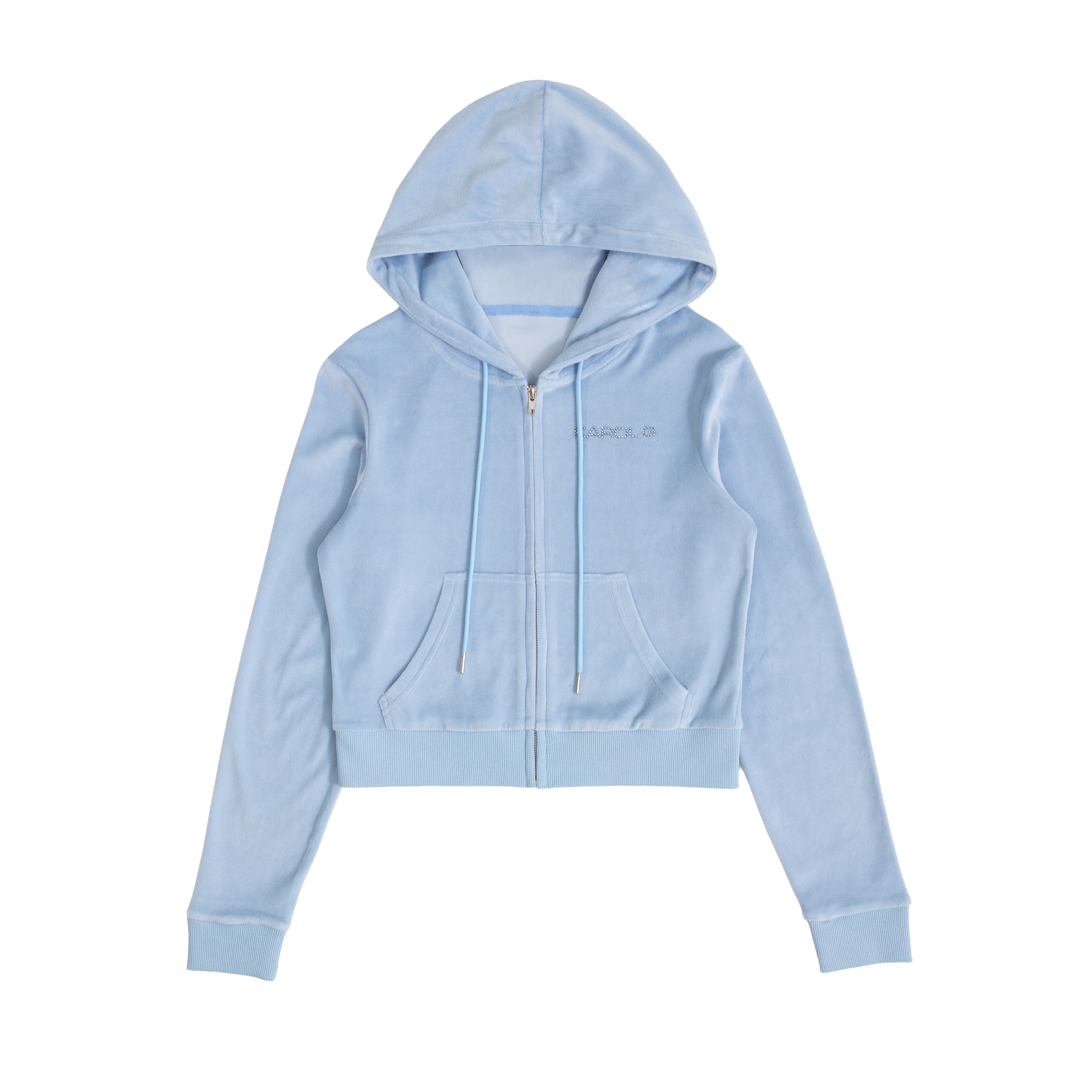 Latina Foreva Velour Zip Front 