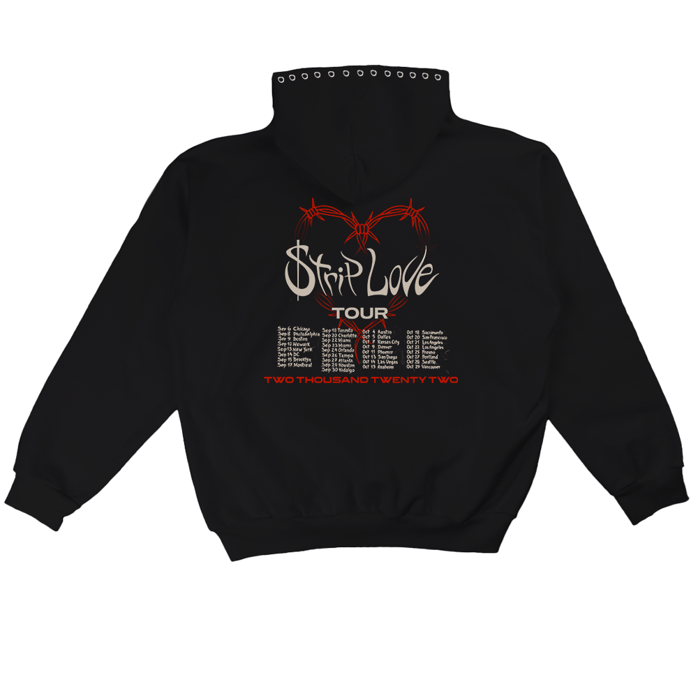 Strip Love Tour Hoodie Back