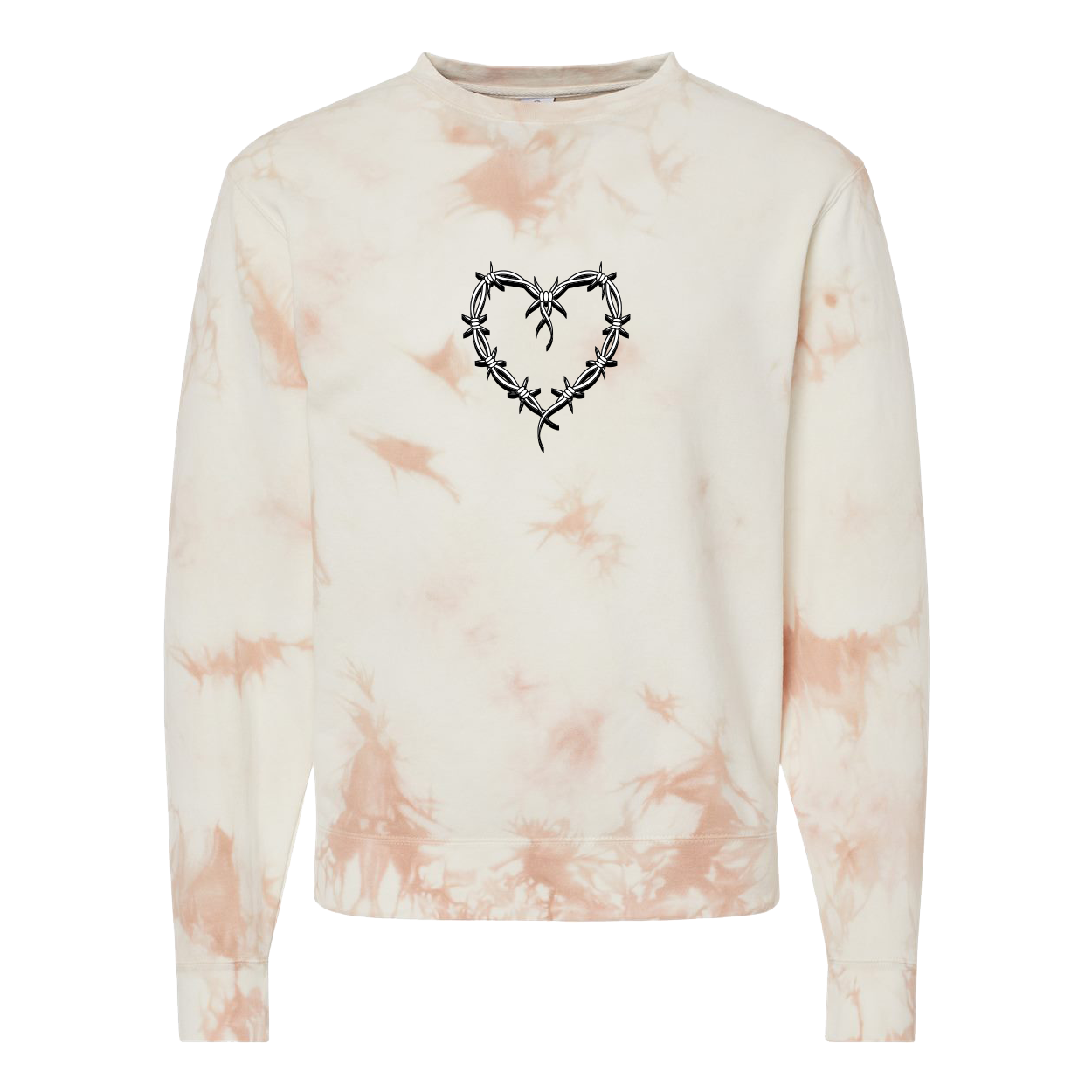 KG Heart Tie Dye Crewneck