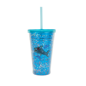 Mañana Será Bonito Shark Tumbler front