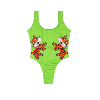 Mañana Será Bonito Tiger Swimsuit front
