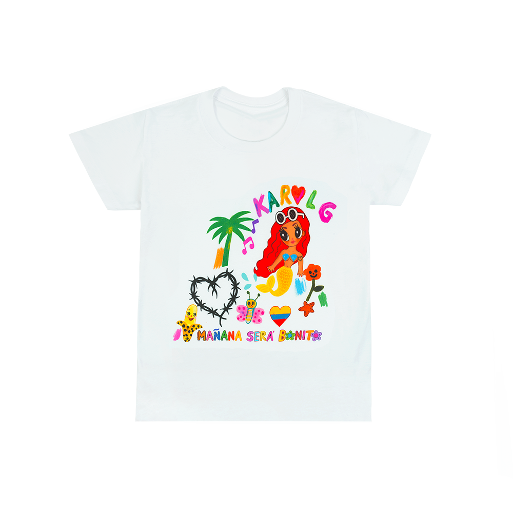 Kids Mañana Será Bonito Collage Tee - Karol G Official Store