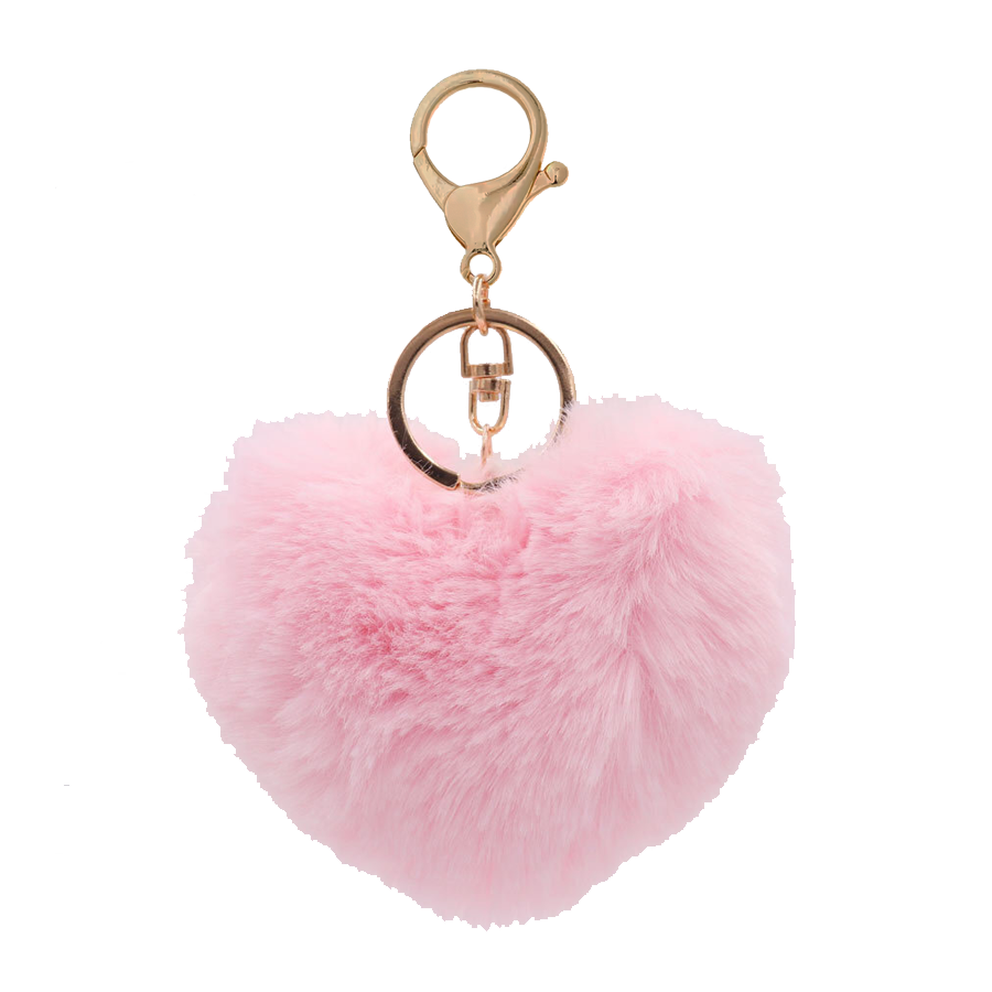 KG Heart Keychain (Pink)